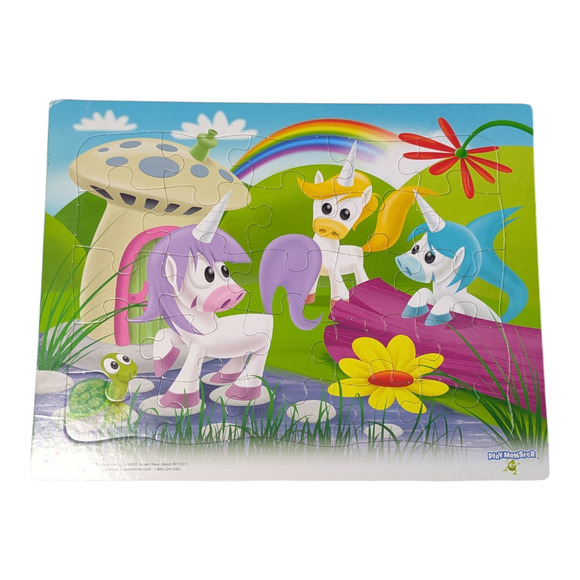 Play Monster Puzzles Kids - 3PK Unicorns and Fairies -25 Pcs EA Well Cared for - Picture 2 of 5